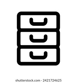 archive icon. vector line icon for your website, mobile, presentation, and logo design.