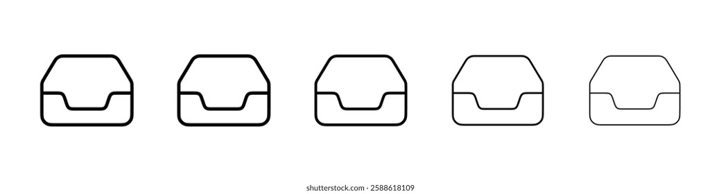 Archive icon Vector logo sign