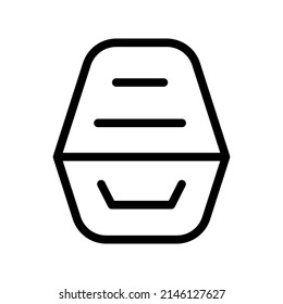 Illustration zum Design von Vektorsymbolen archivieren