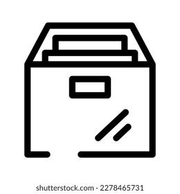 Archive Icon Vector Symbol Design Illustration