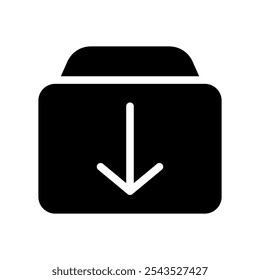 Archive Icon Vector Symbol Design Illustration
