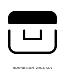 Ilustración de diseño de símbolo de Vector de icono Archivar