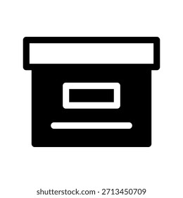 Ilustración de diseño de símbolo de Vector de icono Archivar