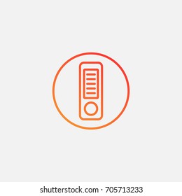 Archive icon.gradient illustration isolated vector sign symbol