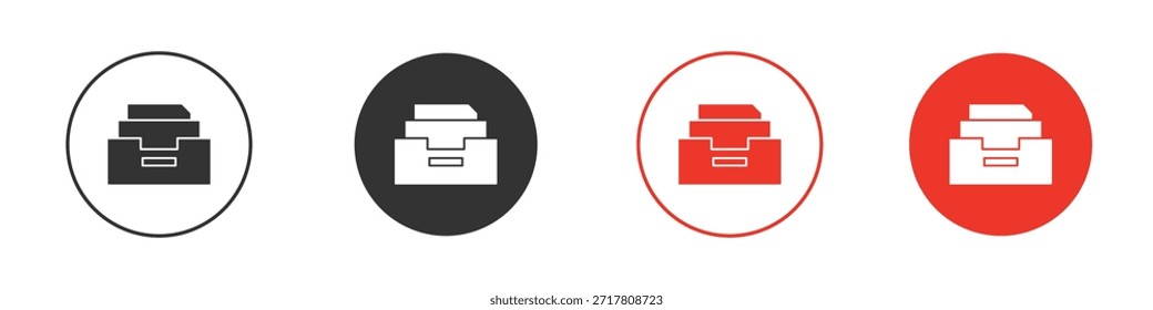 Ícones de arquivo simples silhueta plana vetor ilustração