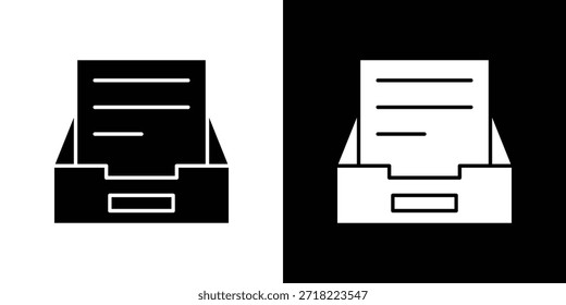 Ícones de arquivamento. Pixels de símbolo de ilustração de modelo de vetor perfeitos