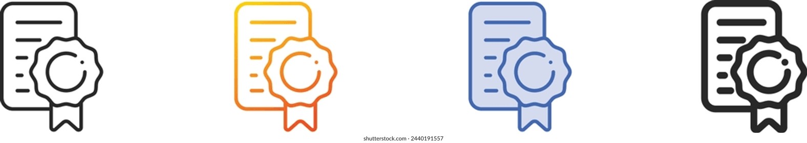 archive icon.Thin Linear, Gradient, Blue Stroke and bold Style Design Isolated On White Background