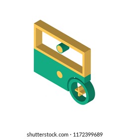 Archive isometric left top view 3D icon