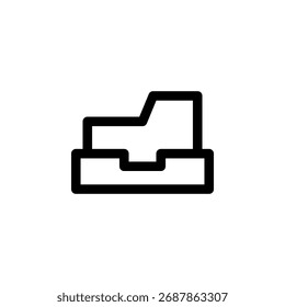 Archive Line Icon for Digital File and Office Management