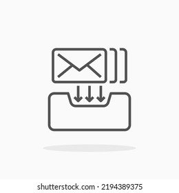 Archive line icon. Editable stroke and pixel perfect. Can be used for digital product, presentation, print design and more.