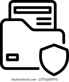 Vektorgrafik der Archivlinie