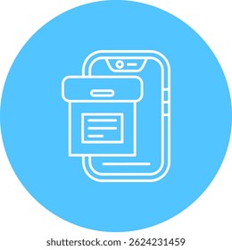 Design de ícone de vetor de linha de arquivo