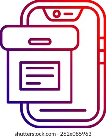Design de ícone de vetor de linha de arquivo