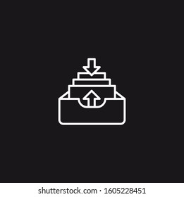 Archive Manager Icon - White