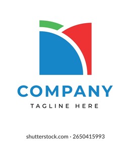 archive Modern and minimalist corporate logo with abstract shape. Ideal for professional businesses, startups, technology companies, consulting firms, or brand identity design. Clean vector