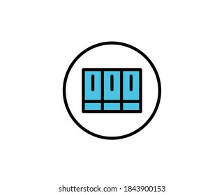 Archive premium line icon. Simple high quality pictogram. Modern outline style icons. Stroke vector illustration on a white background. 