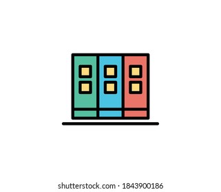 Archive premium line icon. Simple high quality pictogram. Modern outline style icons. Stroke vector illustration on a white background. 