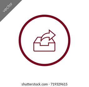 Archive send files icon