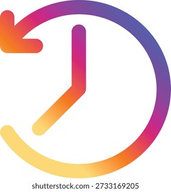 Ícone de vetor de estilo de gradiente de linha de mídia social de arquivo