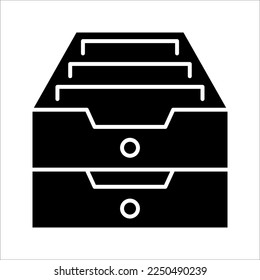 Archivspeichersymbol, Vektordesign-Vorlage, Vektorgrafik auf weißem Hintergrund