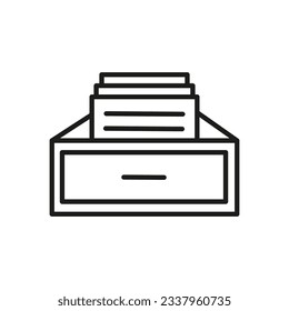 Archive storage icon. Vector illustration. EPS 10.