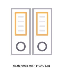 archive vector color line icon