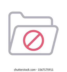 archive vector  colour  line icon 