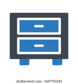 archive vector glyph color icon 