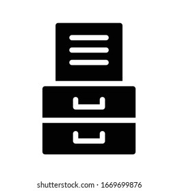 Archiv-Vektorillustration-Symbol 