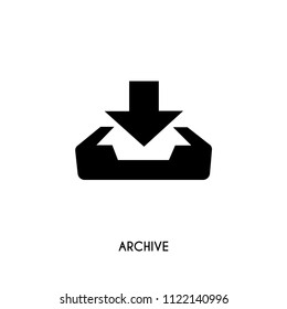 Archive vector icon
