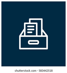 Archive vector icon