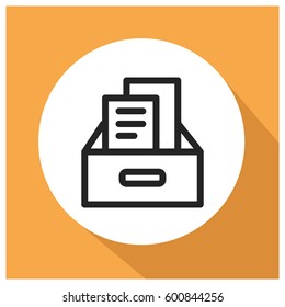 Archive vector icon