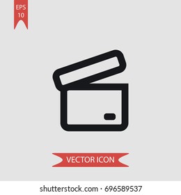 Archive vector icon, illustration symbol