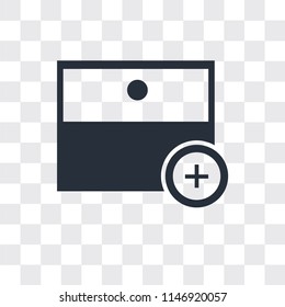 Archive vector icon isolated on transparent background, Archive logo concept
