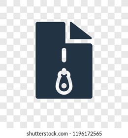 Archive vector icon isolated on transparent background, Archive transparency logo concept