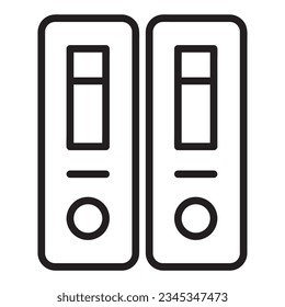 Archive Vector Icon,  Lineal style, isolated on Black and white BackgrouAccounting Avatar Vector Icon, Lineal style, isolated on Black and white Background.nd.