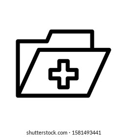 archive vector thin line icon 