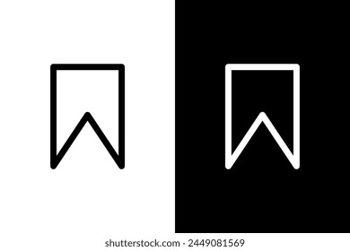 archive white black outline icon