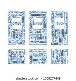 archive word cloud. tag cloud about archive
