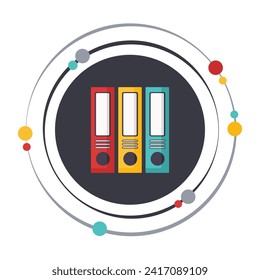 Archived data graphic icon symbol