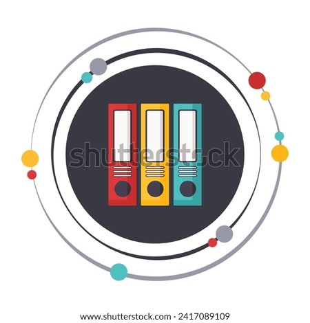 Archived data graphic icon symbol