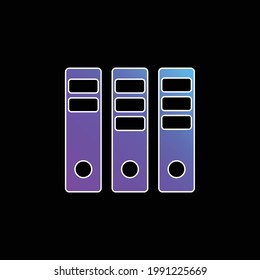 Archives blue gradient vector icon