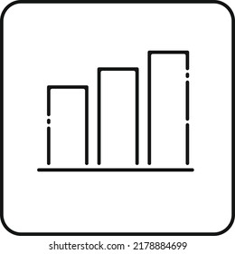 Archives data icon with outline style for website and design