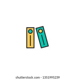 Archives icon design. Stationery icon vector illustration