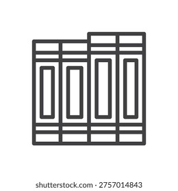 Archives Icon with Line Style