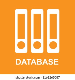 Archives icon, stock vector illustration, EPS10. 