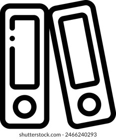 archives icon. Thin Linear Style Design Isolated On White Background
