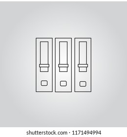 Archives icon vector