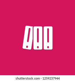 archives icon vector. archives sign on pink background. archives icon for web and app