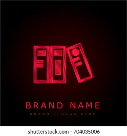 Archives red chromium metallic logo